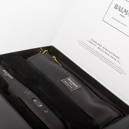 BALMAIN HAIR juhtmevaba titaaniumist sirgendaja must / Cordless Titanium Straightener Black - Image 5