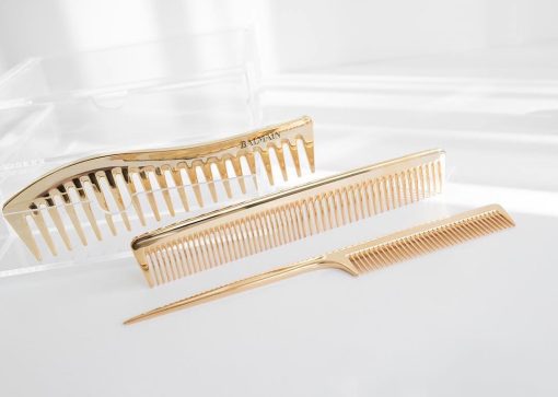 BALMAIN HAIR kuldne pika sabaga kamm / Golden Tail Comb 14K Gold - Image 2