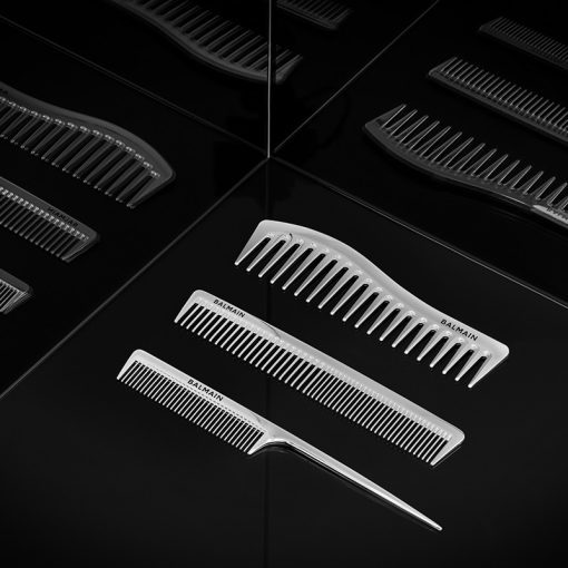 BALMAIN HAIR hõbedane pika sabaga kamm / Silver Tail Comb - Image 3
