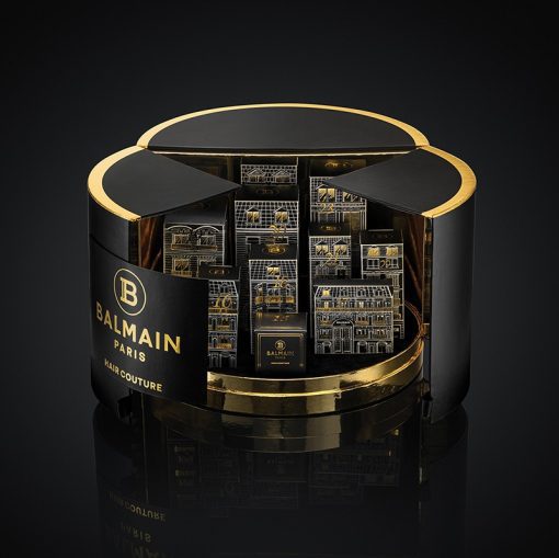 BALMAIN HAIR kingitustekalender jõuludeks must ja kuldne / Cristmas Gift Calendar Vintage Black & Gold Large - Image 2