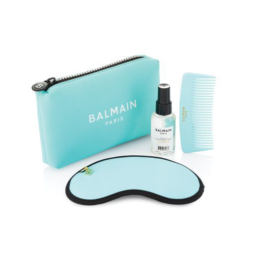 BALMAIN HAIR neopreenist kosmeetikakott / Cosmetic Bag Turquoise SS21 - Image 2
