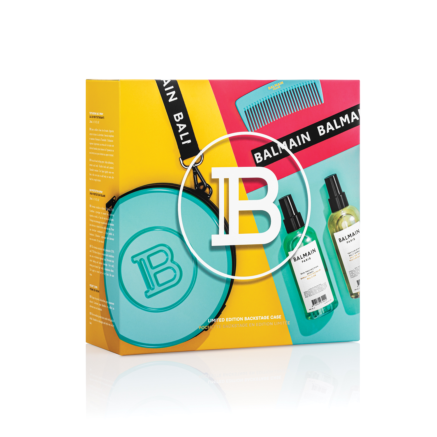 BALMAIN HAIR türkiis kott toodetega ja randmepaelaga / Backstage Session Case Turquoise - Image 3