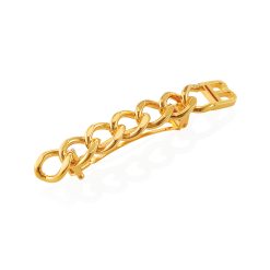 BALMAIN HAIR 18K kullatud juukseklamber, M / Barrette Chain, M