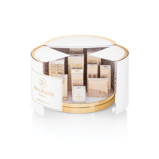 BALMAIN HAIR kingitustekalender jõuludeks valge ja kuldne / Christmas Gift Calendar Gold & White Large - Image 2