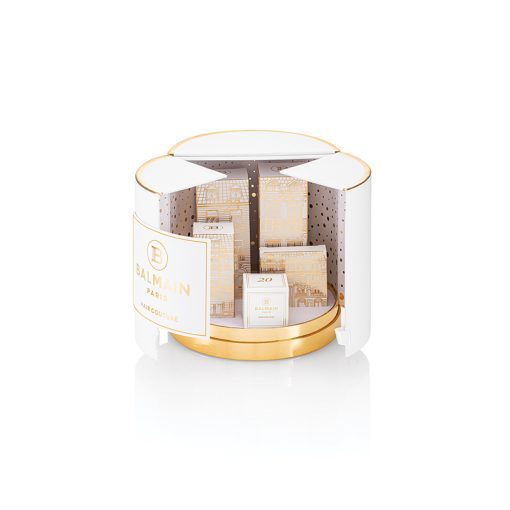 BALMAIN HAIR kingitustekalender jõuludeks valge ja kuldne / Cristmas Gift Calendar Gold & White Medium - Image 2
