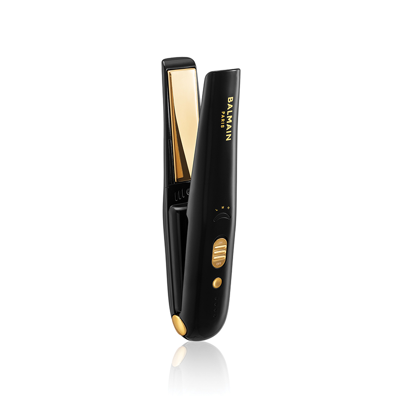 BALMAIN HAIR juhtmevaba titanium sirgendaja must kuld  / Titanium Cordless Straightener Gold & Black - Image 2