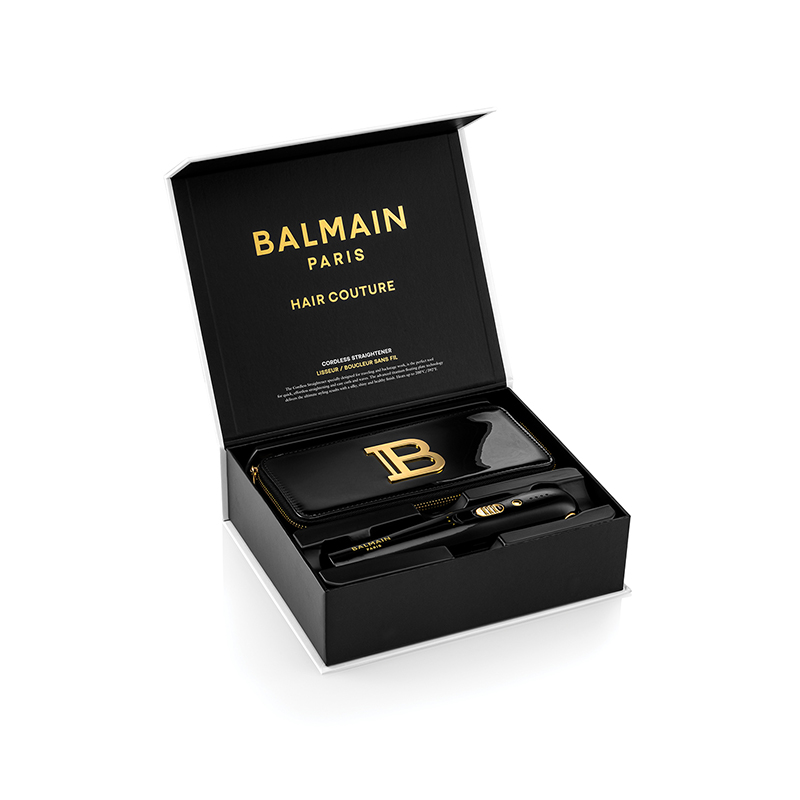 BALMAIN HAIR juhtmevaba titanium sirgendaja must kuld  / Titanium Cordless Straightener Gold & Black - Image 3
