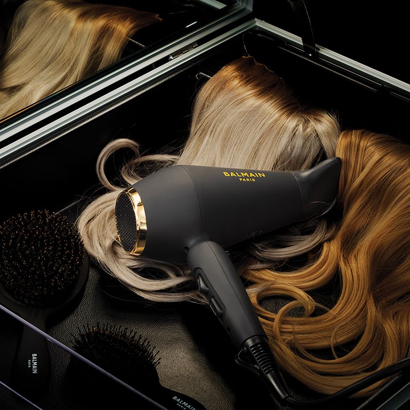 BALMAIN HAIR professionaalne infrapuna föön / Professional Blowdryer Infrared Black & Gold - Image 5