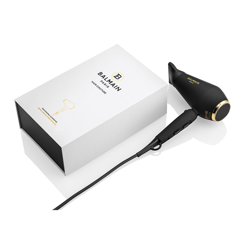 BALMAIN HAIR professionaalne infrapuna föön / Professional Blowdryer Infrared Black & Gold - Image 4