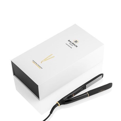 BALMAIN HAIR professionaalne sirgendaja titanium plaadid kuld & must / Professional Straightener Titanium Floating Plates Gold & Black - Image 3