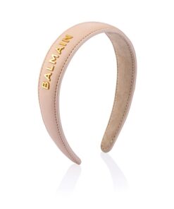 BALMAIN HAIR Ribto leidimo lankelis  Leather Headband SS22