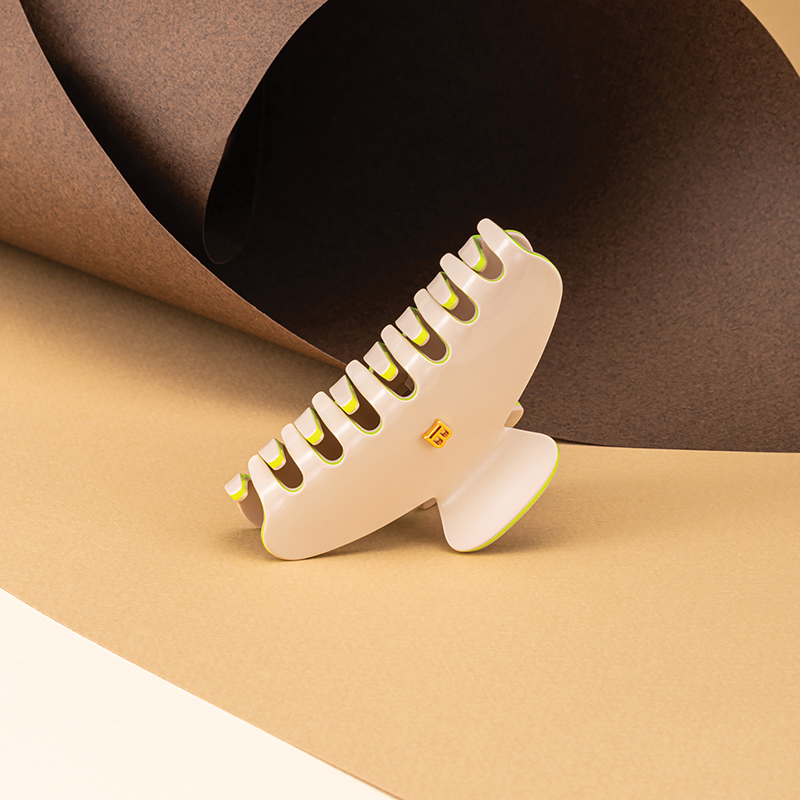 BALMAIN HAIR juukseklamber krabi M beez / Pince à Cheveux M Beige - Image 2