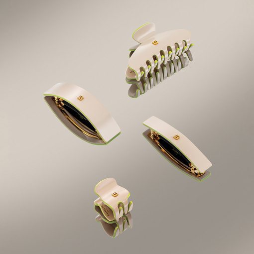BALMAIN HAIR juukseklamber beez, L / Barrette Beige, L - Image 3