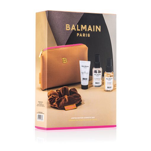BALMAIN HAIR neopreenist kosmeetikakott karamellitooni / Cosmetic Bag Medium Brown - Image 4