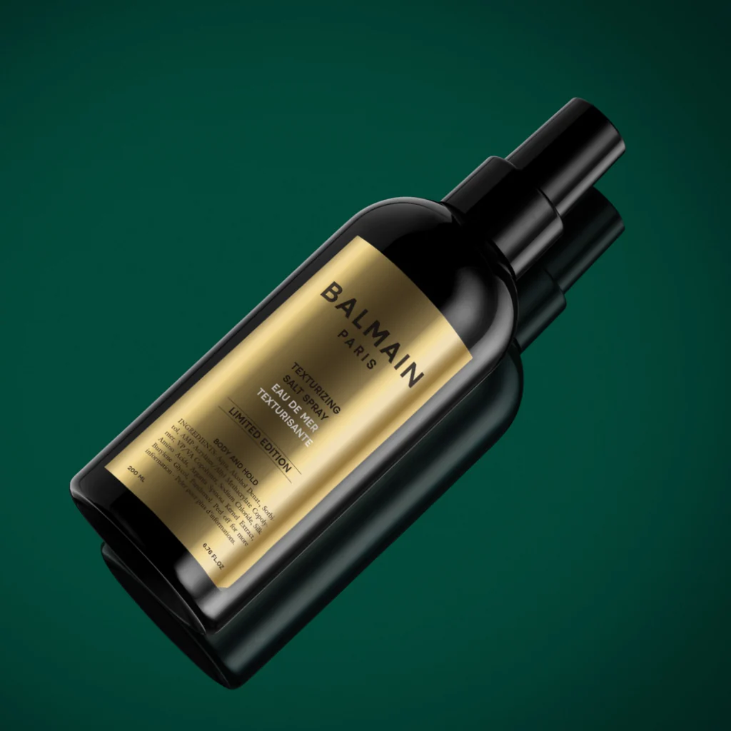 BALMAIN HAIR juustele tekstuuri andev soolasprei / Texturizing Salt Spray Gold & Black, 200ml - Image 3