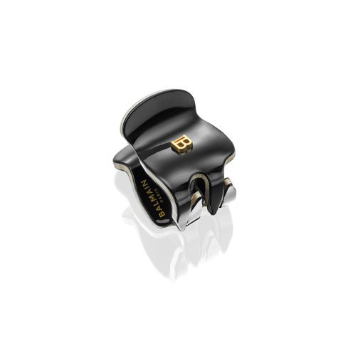 BALMAIN HAIR juukseklamber krabi XS must & valge / Pince a Cheveux XS Black & White