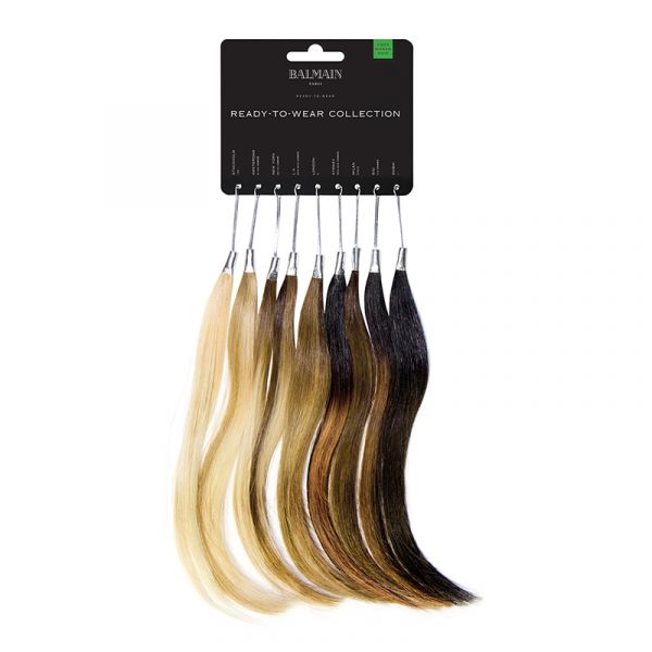 BALMAIN HAIR 100% inimjuustest juuksepikenduste juuksevärvi testimise salgud / Colourring Ready-to-Wear Human 100% Hair