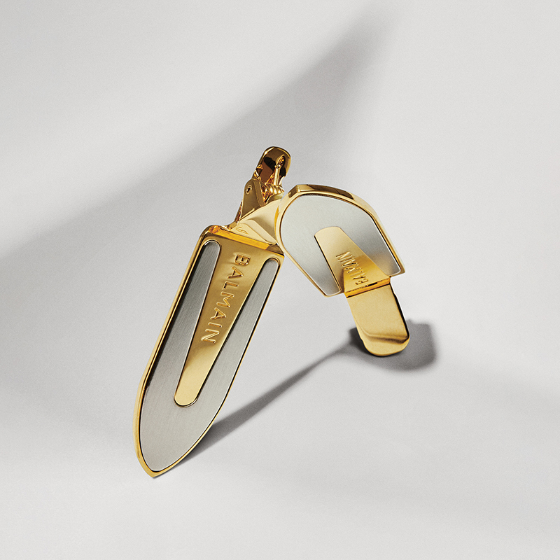 BALMAIN HAIR 18K kulla kaetud juukseklamber / Backstage Clip Prof. Silver & Gold - Image 2