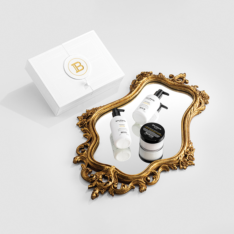 BALMAIN HAIR juukseid sügavuti niisutav kinkekomplekt / Versailles Moisturizing Care Set FW23 - Image 3