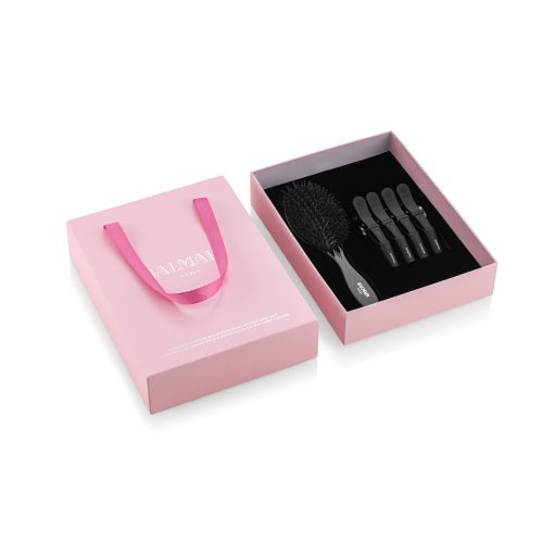 BALMAIN HAIR professionaalne juuksepikenduste hoolduse komplekt / Aftercare Set with Clips & Black Brush - Image 4
