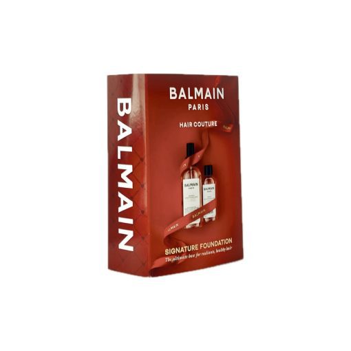 BALMAIN HAIR juukseid sügavuti niisutav ja sära andev komplekt LOVE is in the (H)air / Signature Foundation Set LOVE is in the (H)air