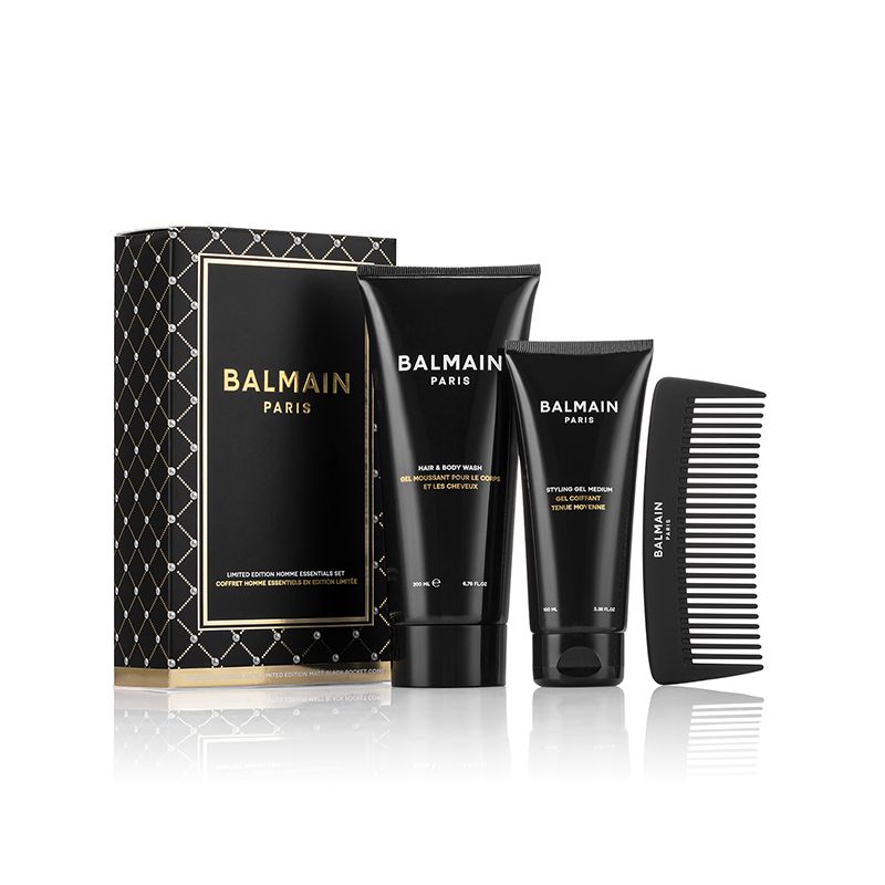BALMAIN HAIR juuksei tihendav komplekt meestele / Homme Essentials Set