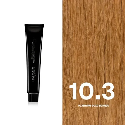 BALMAIN HAIR püsivärv 10.3 Platinum Gold Blonde / Couleurs Couture 10.3 Platinum Gold Blonde 60ml