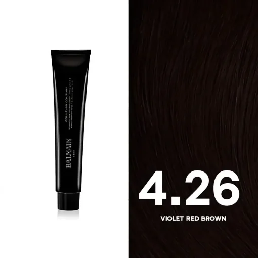 BALMAIN HAIR püsivärv 4.26 Violet Red Brown/ Couleurs Couture 4.26 Violet Red Brown 60ml