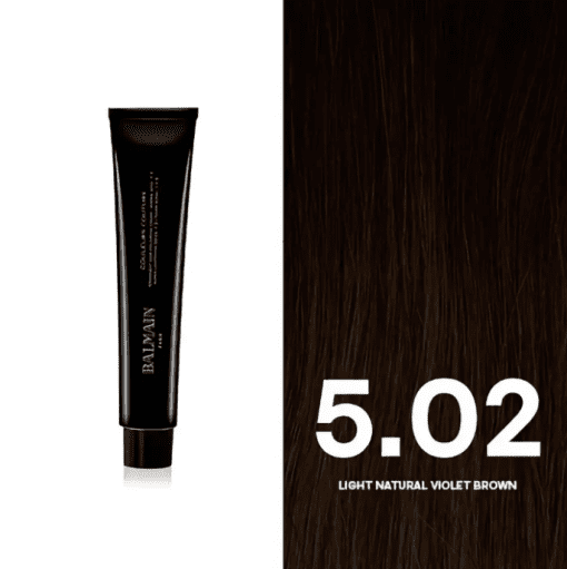 BALMAIN HAIR püsivärv 5.02 Light Natural Violet Brown/ Couleurs Couture 5.02 Light Natural Violet Brown 60ml