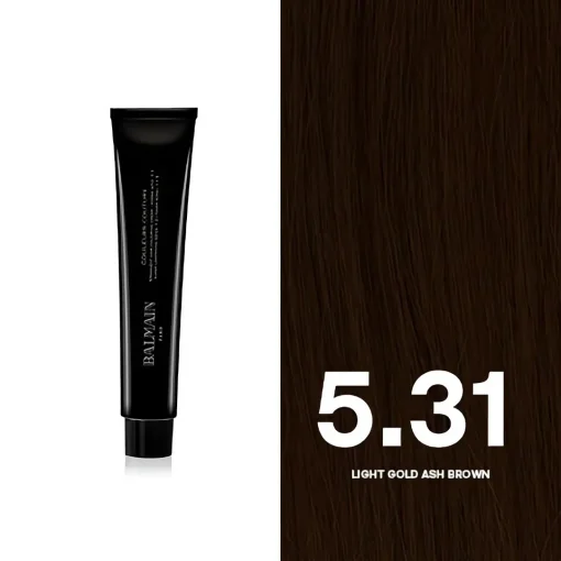 BALMAIN HAIR püsivärv 5.31 Light Gold Ash Brown / Couleurs Couture 5.31 Light Gold Ash Brown 60ml