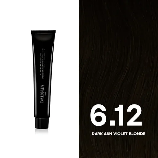 BALMAIN HAIR püsivärv 6.12 Dark Ash Violet Blonde / Couleurs Couture 6.12 Dark Ash Violet Blonde 60ml