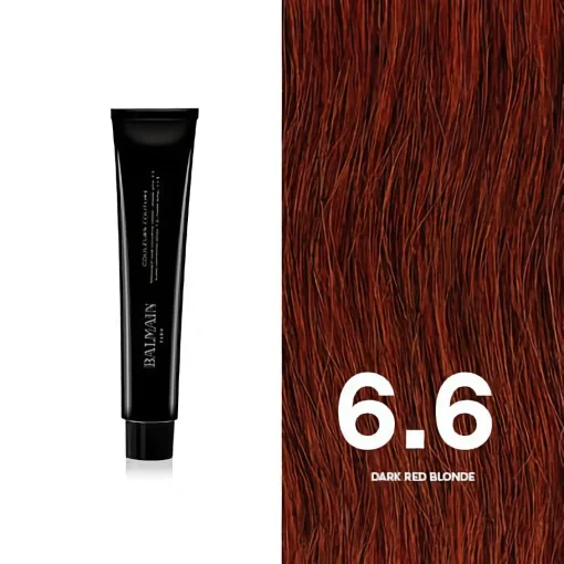BALMAIN HAIR püsivärv 6.6 Dark Red Blonde/ Couleurs Couture 6.6 Dark Red Blonde 60ml