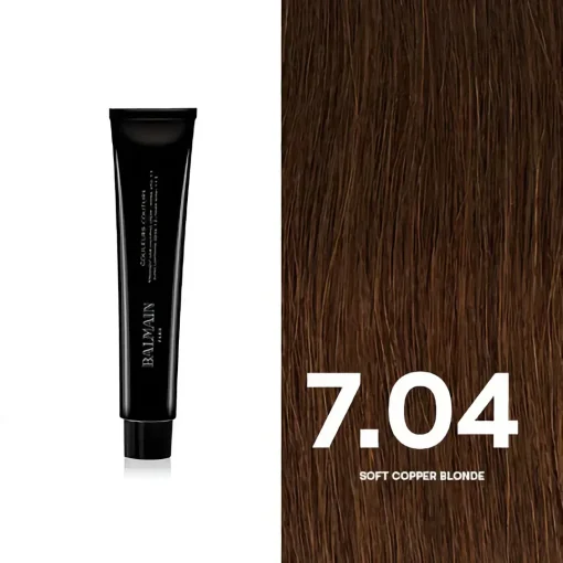 BALMAIN HAIR püsivärv 7.04 Soft Copper Blonde/ Couleurs Couture 7.04 Soft Copper Blonde 60ml