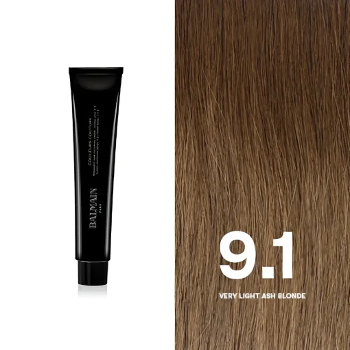 BALMAIN HAIR püsivärv 9.1 Very Light Ash Blonde / Couleurs Couture 9.1 Very Light Ash Blonde  60ml