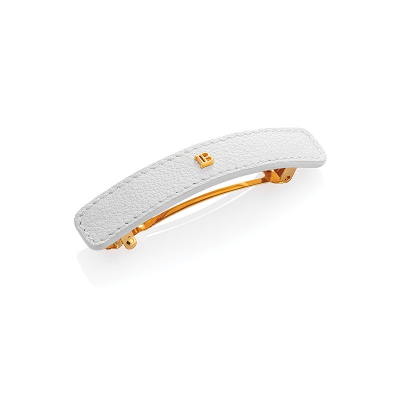 BALMAIN HAIR juukseklamber valge / Limited Edition Legacy Barrette White