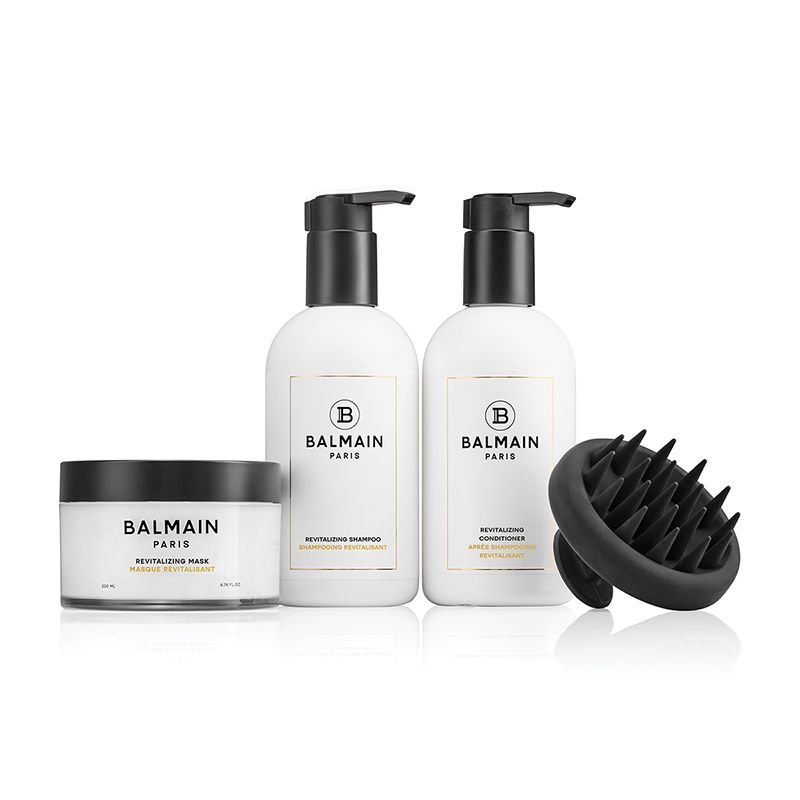 BALMAIN HAIR juukseid taaselustav komplekt koos massaaži harjaga / Revitalizing Care Set with Massage Brush - Image 2