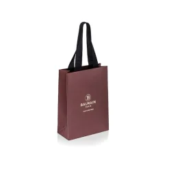 BALMAIN HAIR paber kott S suurus / Paper Bag S size dark red
