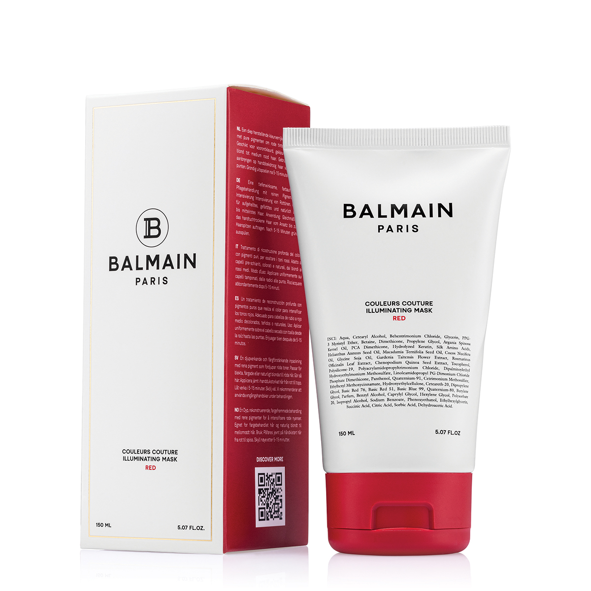 BALMAIN HAIR tooniv juuksemask punane / Illuminating Red Hair Mask 150ml