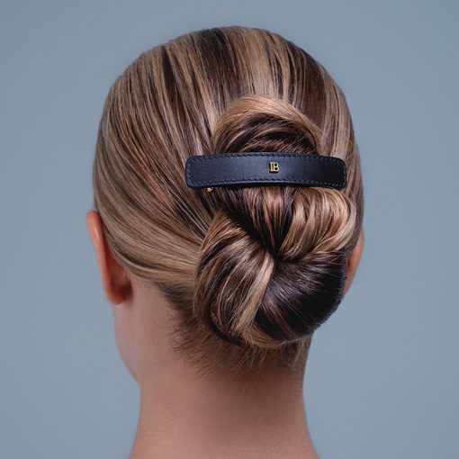 BALMAIN HAIR nahast juukseklamber Cosmic Sapphire L / Barrette Cosmic Sapphire L - Image 2