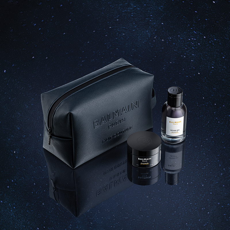 BALMAIN HAIR viimistluse kinkekomplekt meestele / Sapphire Homme Styling Cosmetic Gift Bag - Image 3