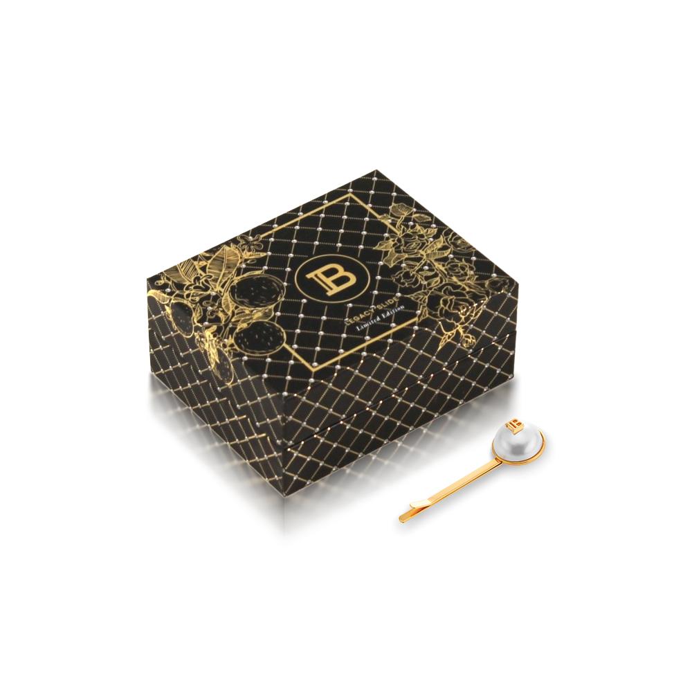 KAMPAANIA - BALMAIN HAIR Anniversary Gold & Pearl Hair Clip - GWP