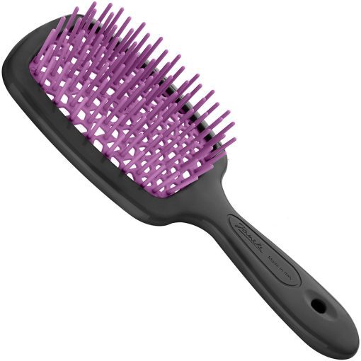 JANEKE SUPERBRUSH kahevärviline pusadevastane juuksehari MINI / Detangling Brush 2-colors SMALL