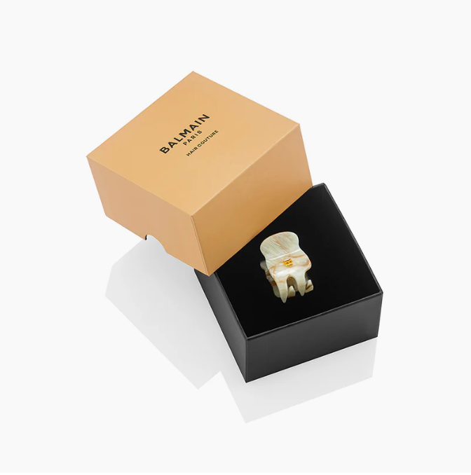 BALMAIN HAIR juukseklamber / Locks of Gold Marble Collection Pince XS - Image 3